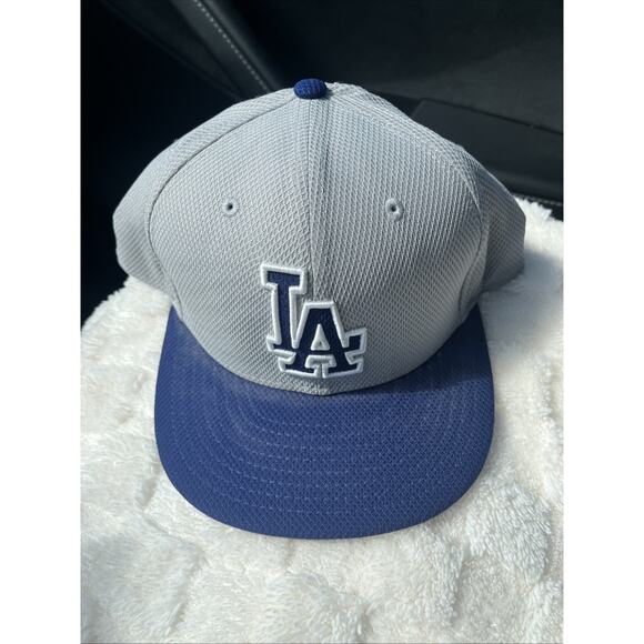Los Angeles Dodgers New Era 59Fifty Fitted 7 5/8 Hat Cap OnField MLB Baseball - Picture 2 of 11